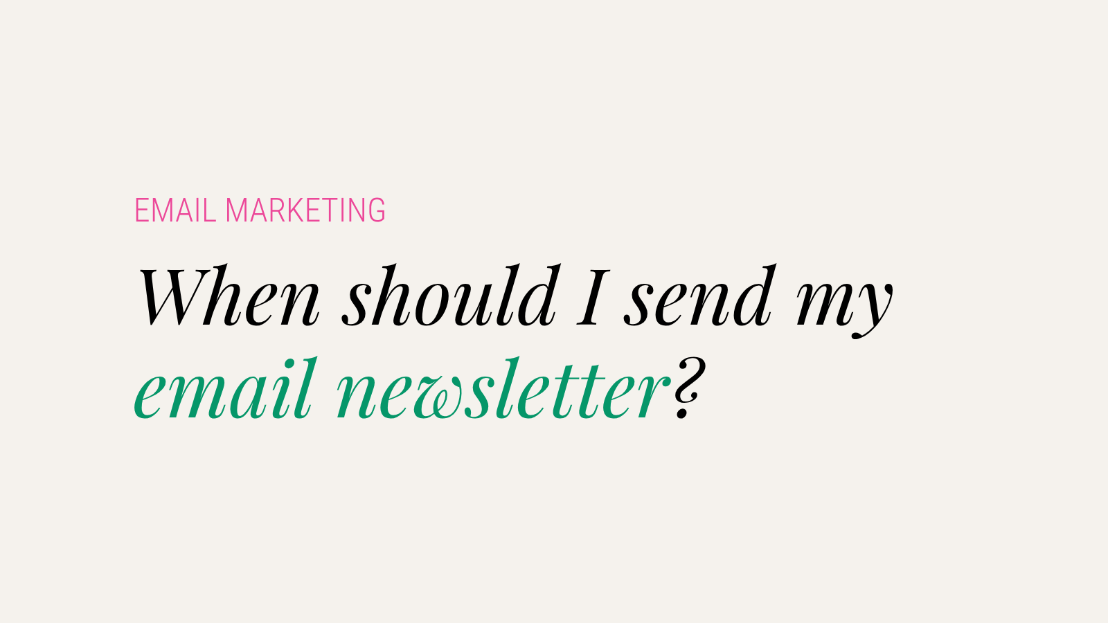 Email Marketing Resource: 2026’s best/worst days to send