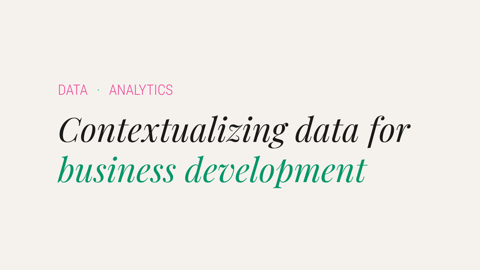 From Data to Deals: Understanding What Your Content Data Actually Means